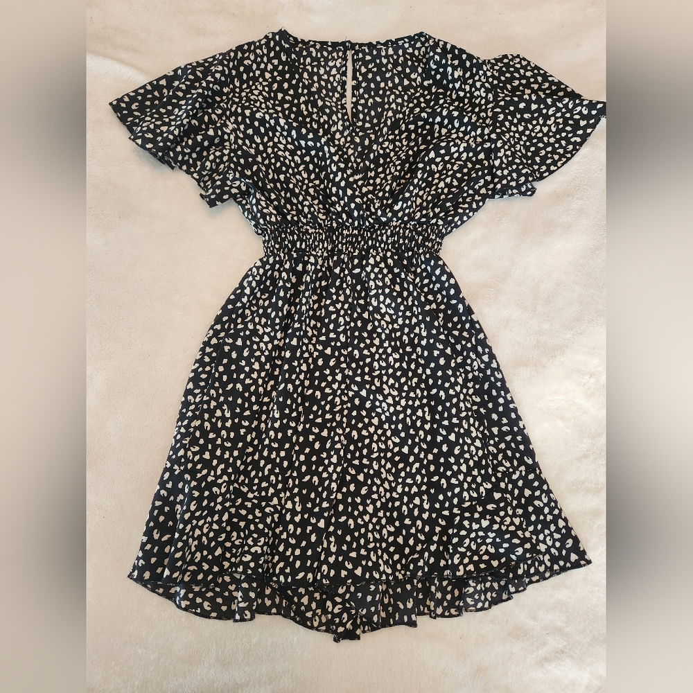 Black and White Women's Romper